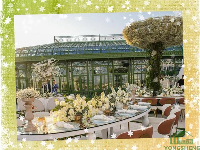 Luxury Victorian greenhouse conservatory wedding venue
